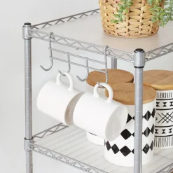 Cheap SONGMICS Étagère 5 niveaux argent Argent + Translucide