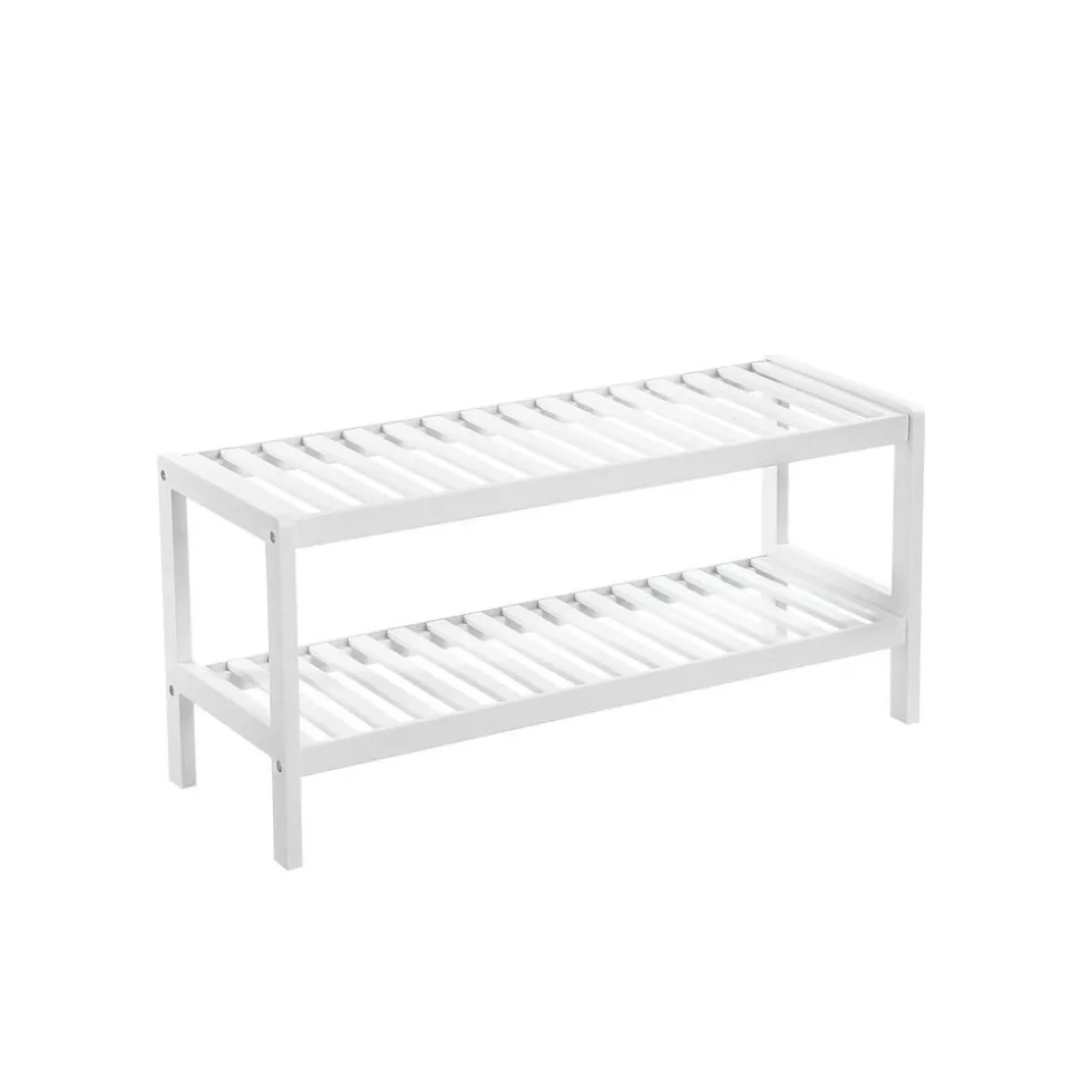 Hot SONGMICS Étagère 2 niveaux bambou