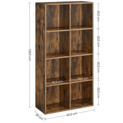 Online SONGMICS Étagère 5 niveaux doré et transparent