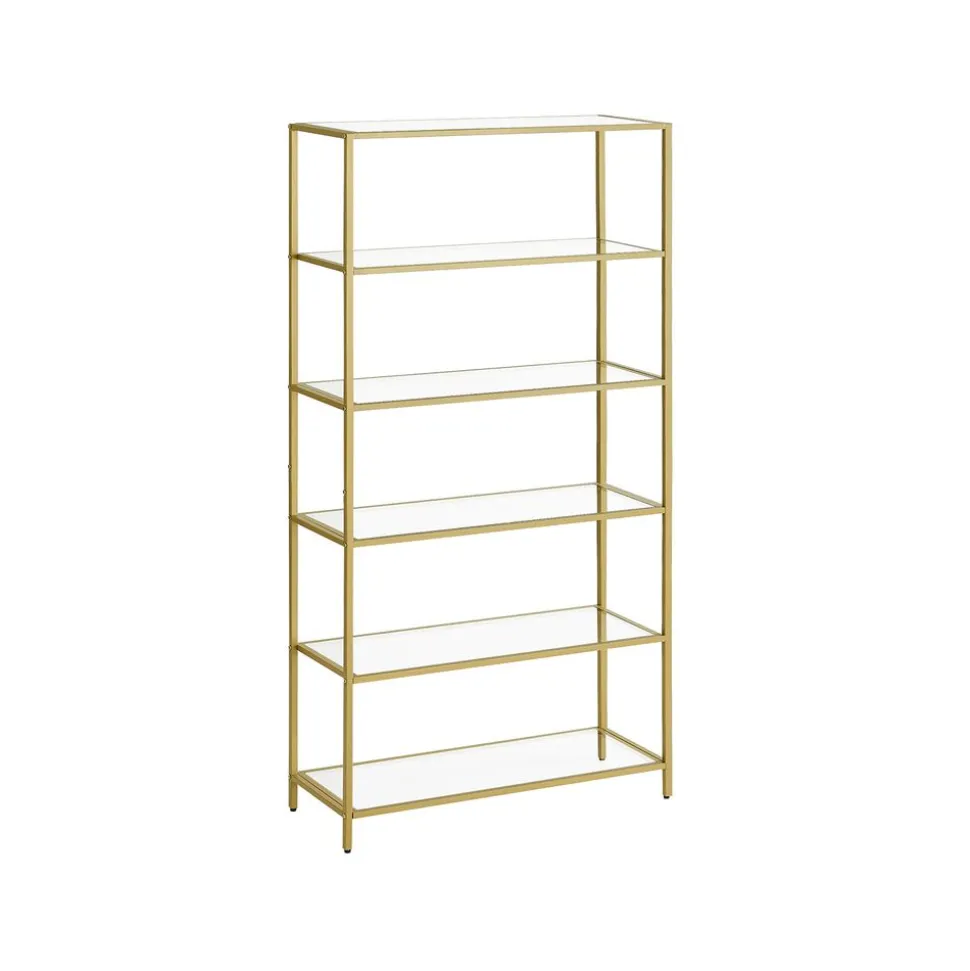 New SONGMICS Étagère 3 niveaux en métal 40 x 65 x 80 cm Noir