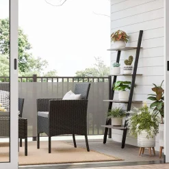 Discount SONGMICS Étagère 4 niveaux grège Noir