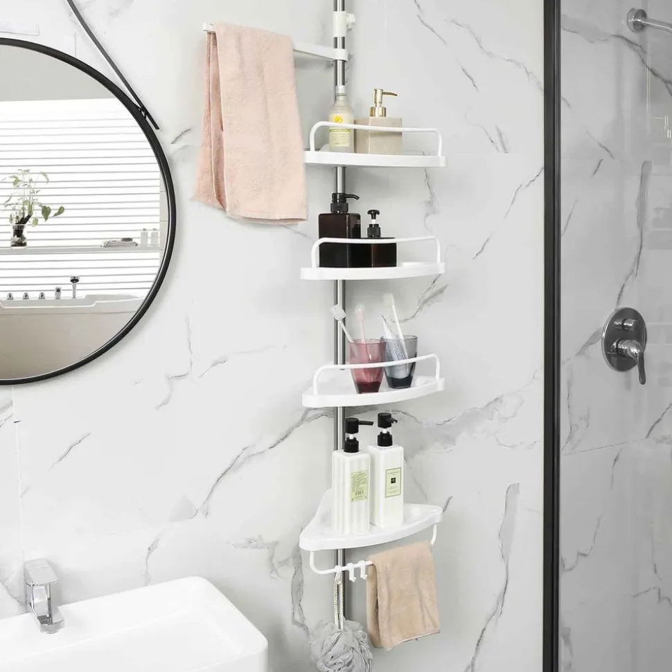 Discount SONGMICS Étagère 5 niveaux grège