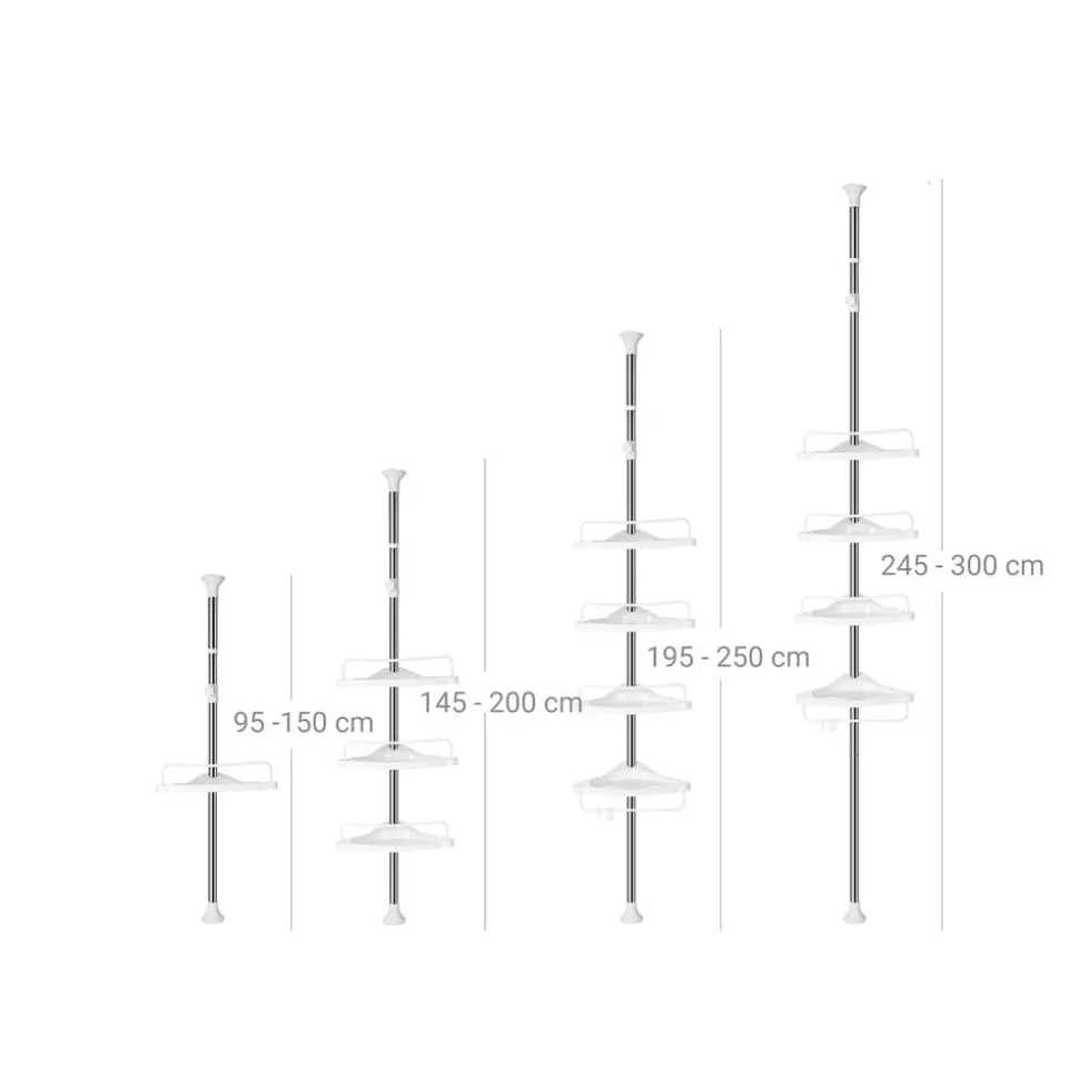 Discount SONGMICS Étagère 5 niveaux grège