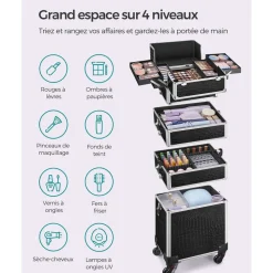 Store SONGMICS Étagère 5 niveaux industriel