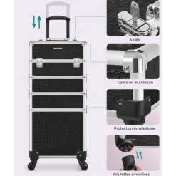 Store SONGMICS Étagère 5 niveaux industriel