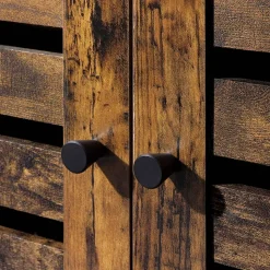 Cheap SONGMICS Étagère 4 niveaux industriel Marron Rustique