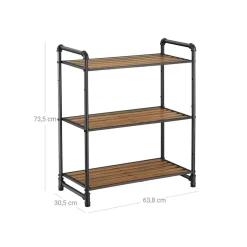 Best SONGMICS Étagère 3 niveaux industriel