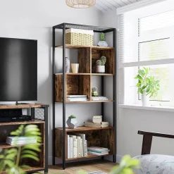 Outlet SONGMICS Étagère 5 niveaux industriel Blanc