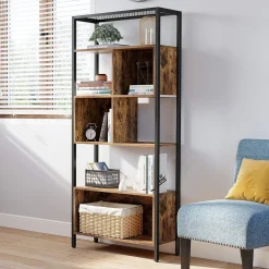 Outlet SONGMICS Étagère 5 niveaux industriel Blanc