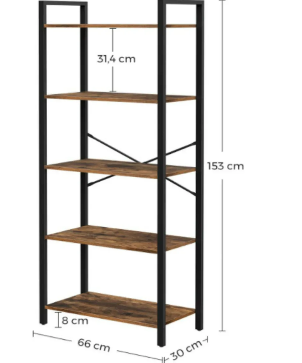 Flash Sale SONGMICS Étagère 5 niveaux industriel