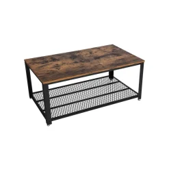 New SONGMICS Étagère 5 niveaux industriel Brun Vintage Noir