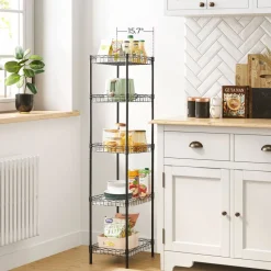 Flash Sale SONGMICS Étagère 5 niveaux métal Noir