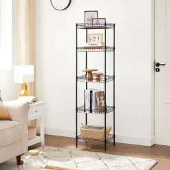 Flash Sale SONGMICS Étagère 5 niveaux métal Noir