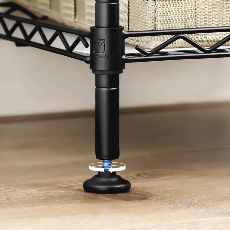 Clearance SONGMICS Étagère 4 niveaux Noir