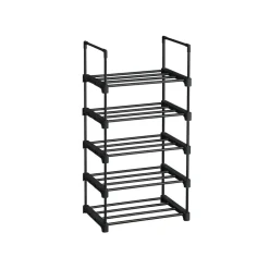 Store SONGMICS Étagère 5 niveaux noir
