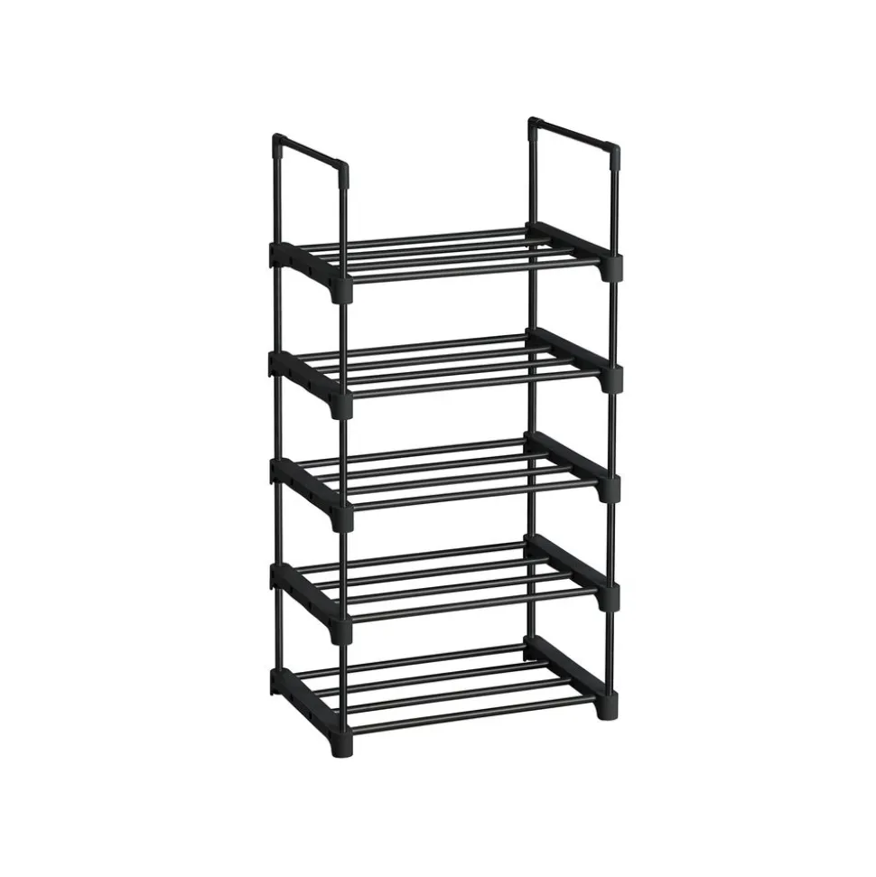 Store SONGMICS Étagère 5 niveaux noir