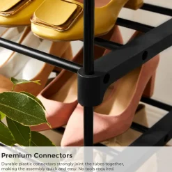 Store SONGMICS Étagère 5 niveaux noir