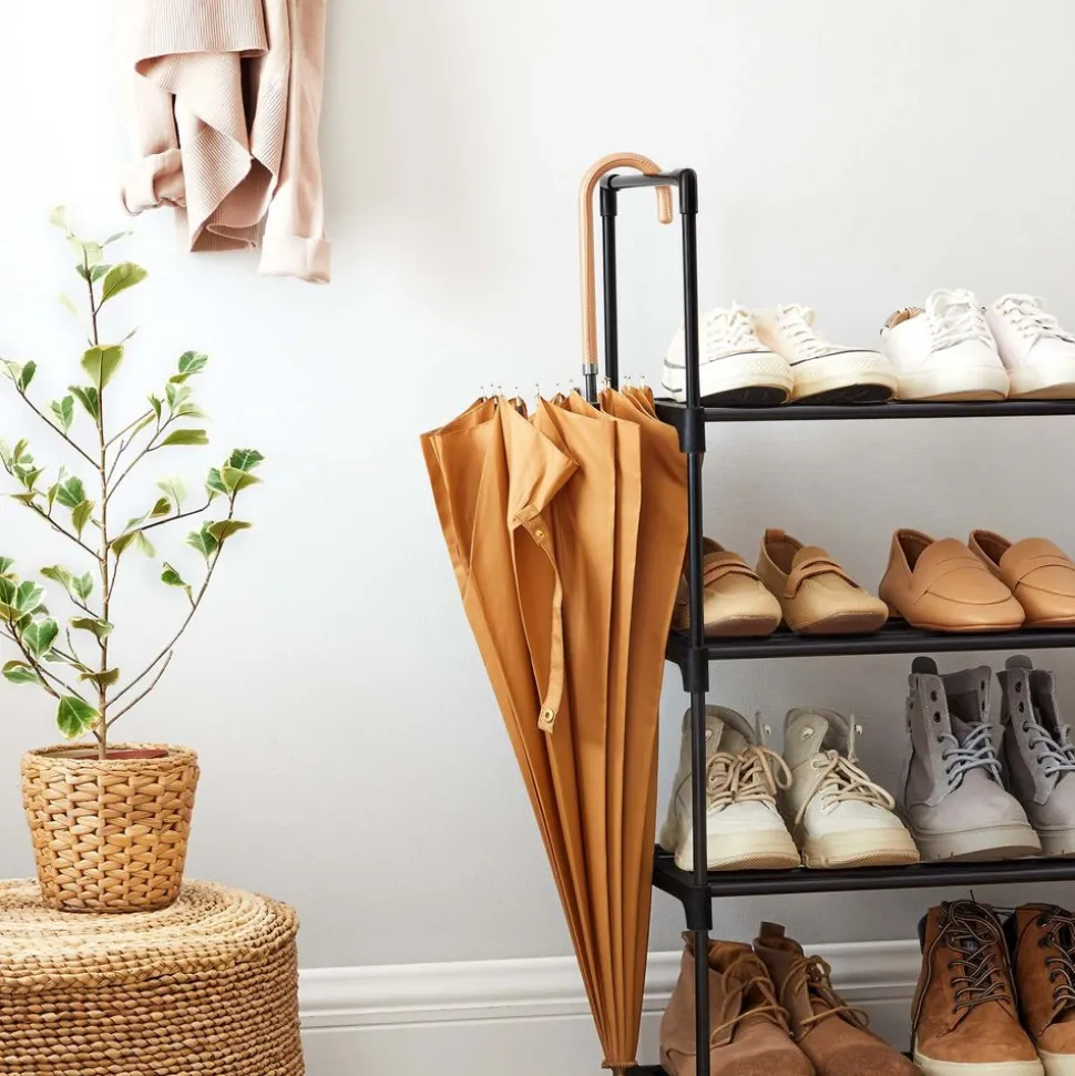 Store SONGMICS Étagère 5 niveaux noir