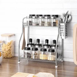 Store SONGMICS Étagère à épices à 2 niveaux