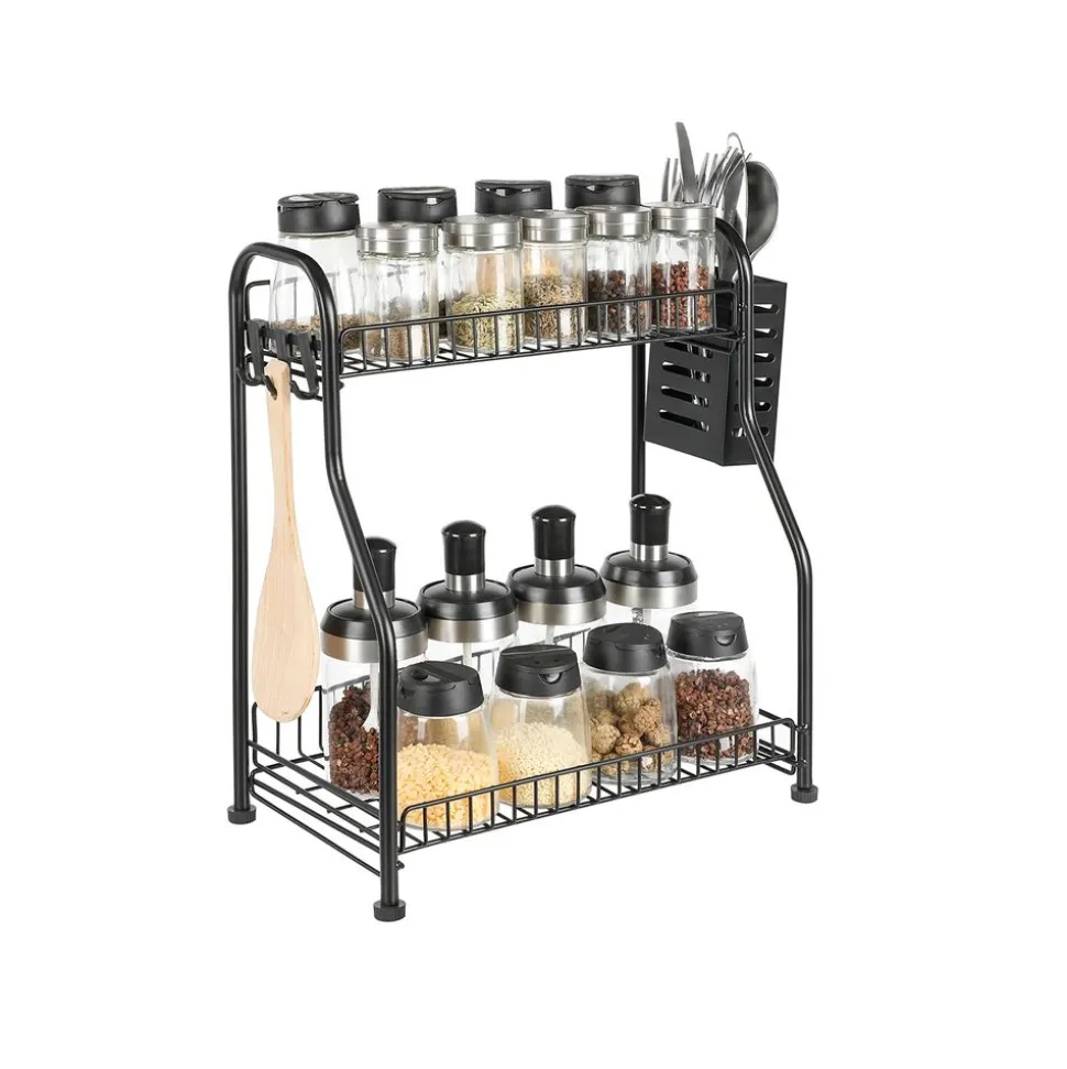 Store SONGMICS Étagère à épices à 2 niveaux
