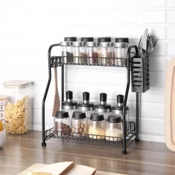 Store SONGMICS Étagère à épices à 2 niveaux