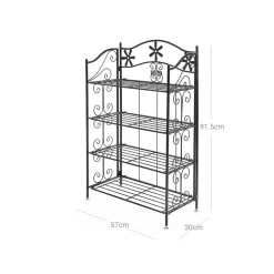 Clearance SONGMICS Étagère à plantes en Fer Blanc