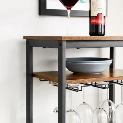 Flash Sale SONGMICS Étagère à vin 20 bouteilles Brun Vintage Noir