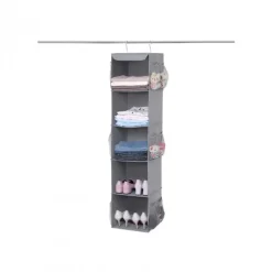 Clearance SONGMICS Étagère à vêtements Gris