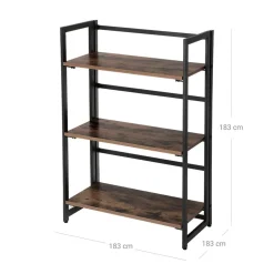 Discount SONGMICS Étagère bibliothèque industriel