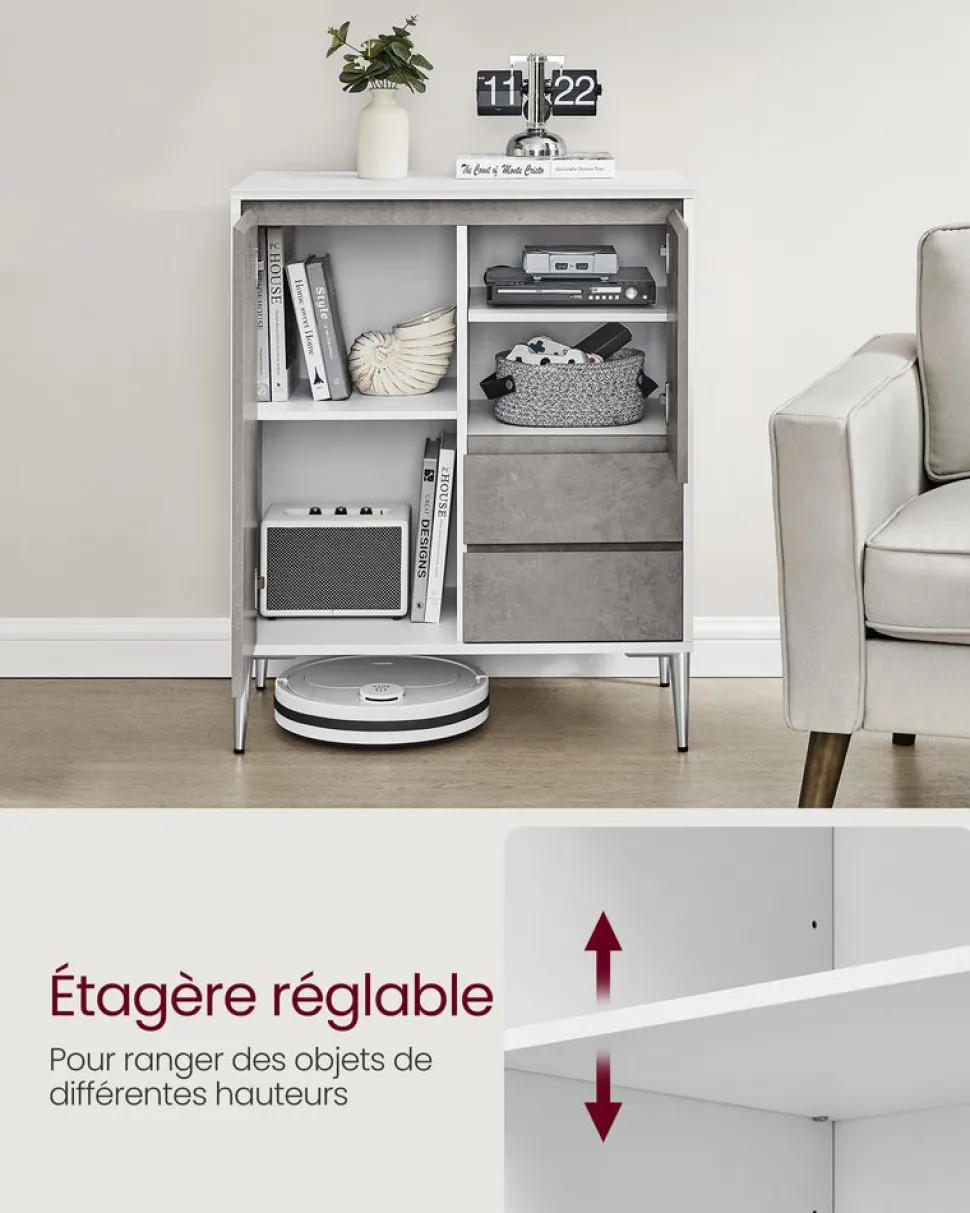 Cheap SONGMICS Étagère boîtes enfant Blanc