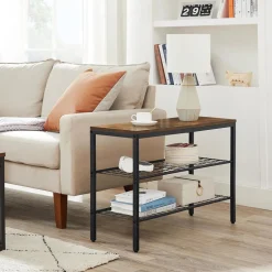 Hot SONGMICS Étagère chaussures grilles Noir