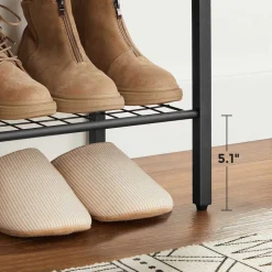 Hot SONGMICS Étagère chaussures grilles Noir