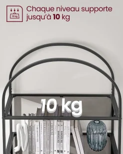 Hot SONGMICS Étagère échelle 5 niveaux industriel