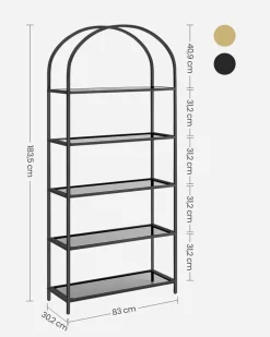 Hot SONGMICS Étagère échelle 5 niveaux industriel