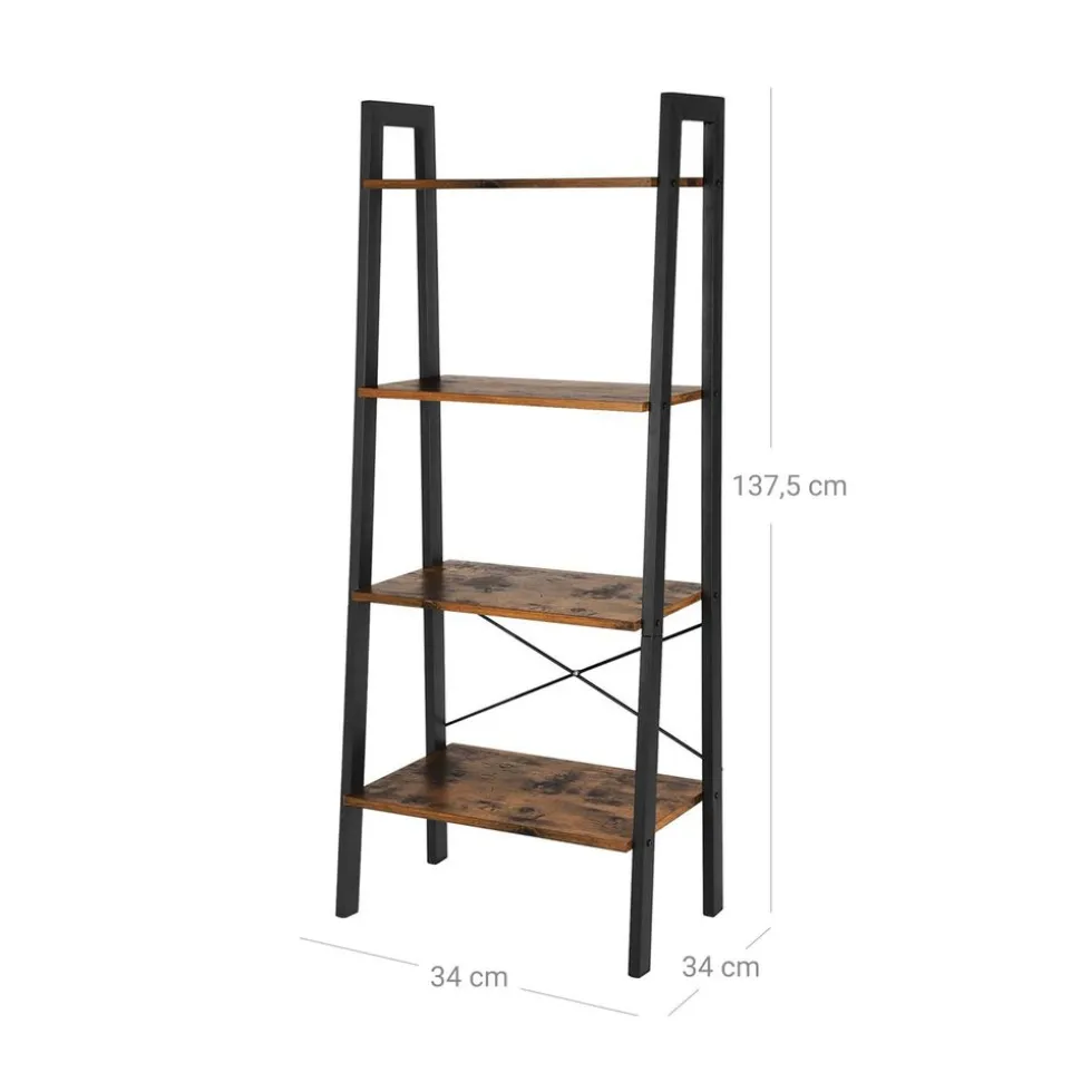 Cheap SONGMICS Étagère échelle industriel