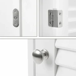 Hot SONGMICS Étagère échelle industriel Brun Vintage Noir