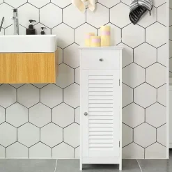 Hot SONGMICS Étagère échelle industriel Brun Vintage Noir