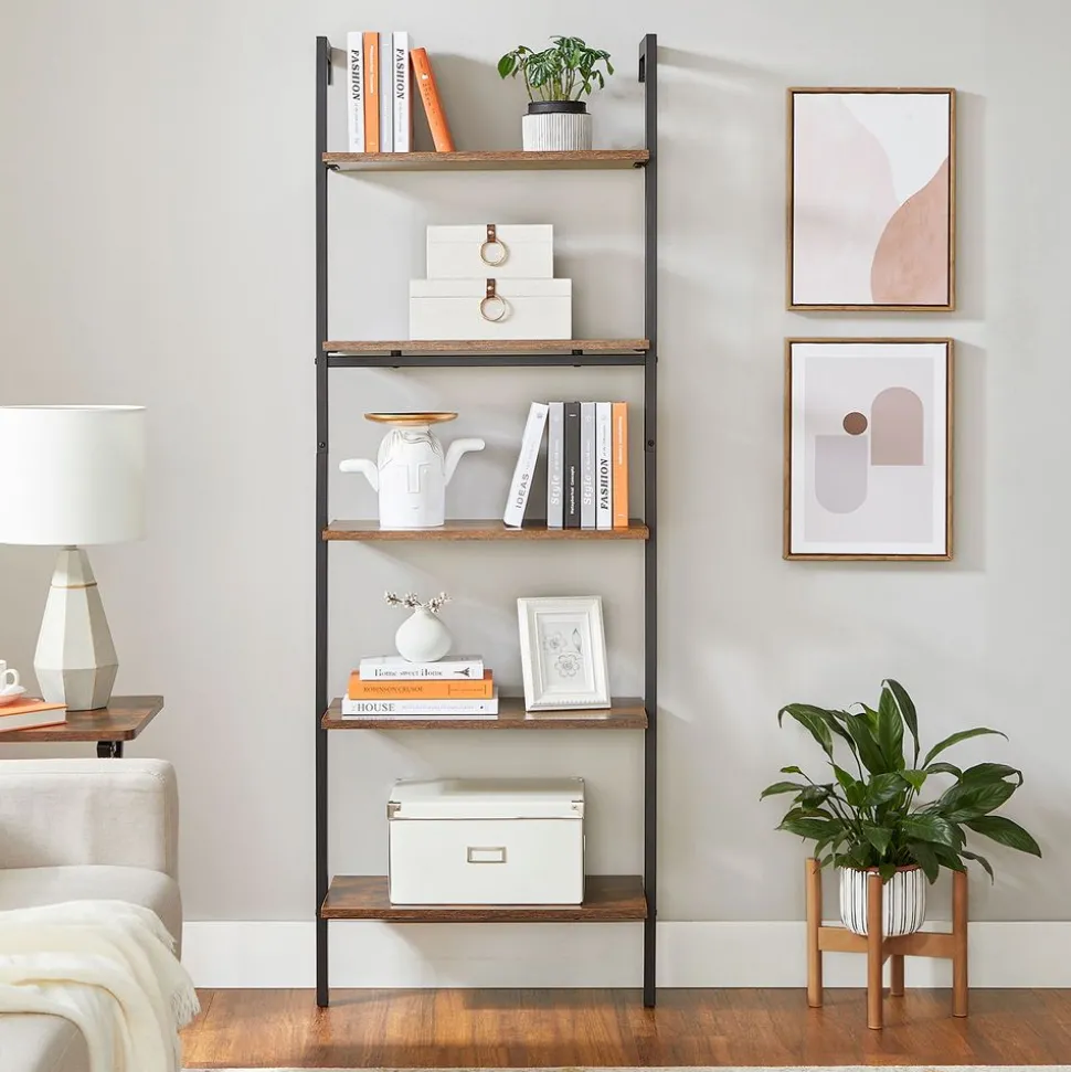 Cheap SONGMICS Étagère échelle industriel Noir