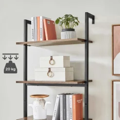 Cheap SONGMICS Étagère échelle industriel Noir