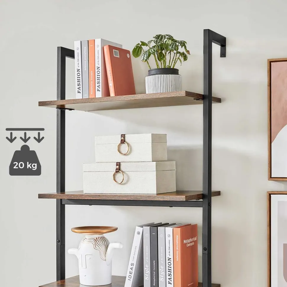 Cheap SONGMICS Étagère échelle industriel Noir