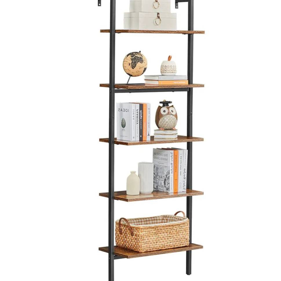 Cheap SONGMICS Étagère échelle industriel Noir