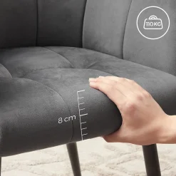 Fashion SONGMICS Étagère cuisine avec multiprise 8 crochets marron rustique