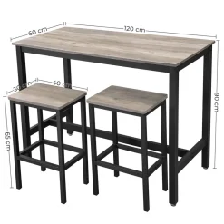 Discount SONGMICS Étagère cuisine industriel