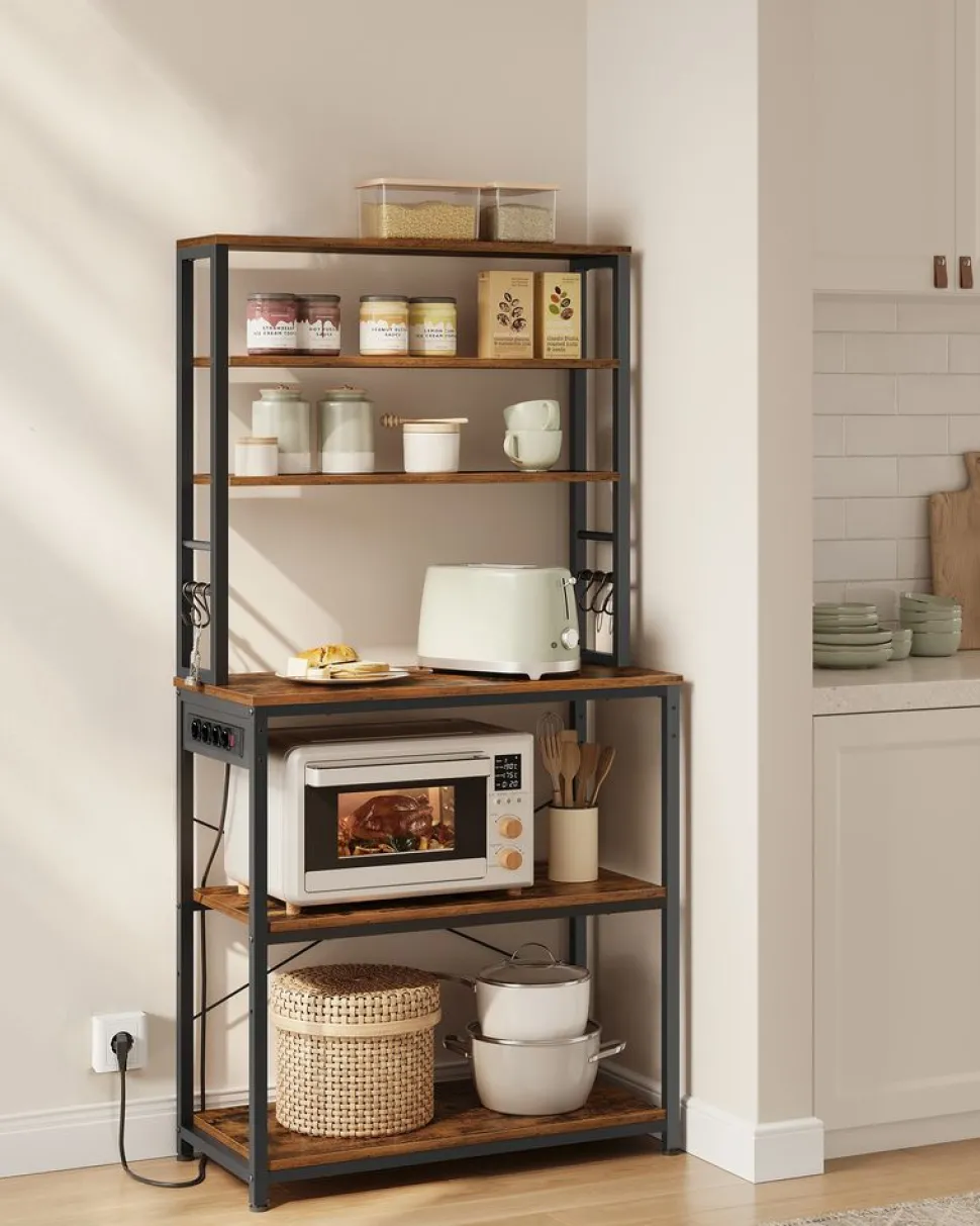 Shop SONGMICS Étagère d'angle à 5 niveaux étagère de rangement