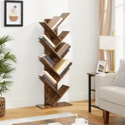 Best SONGMICS Étagère d'angle industriel Brun Vintage Noir