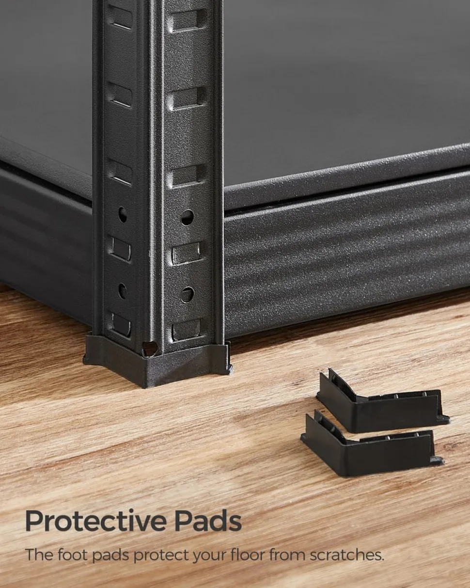 Online SONGMICS Étagère d'angle murale 5 niveaux gris