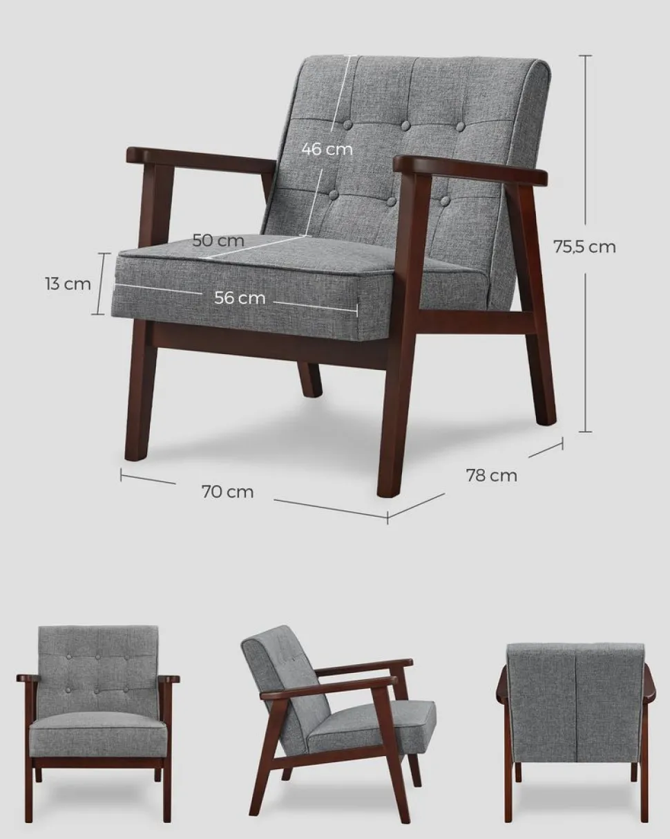 Cheap SONGMICS Étagère de cuisine avec 2 paniers grège noir