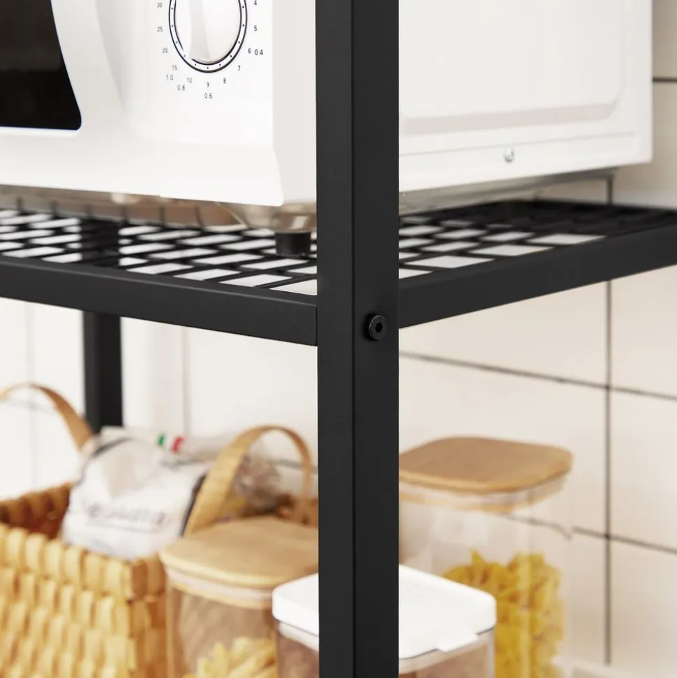 Best SONGMICS Étagère de cuisine crochets Blanc