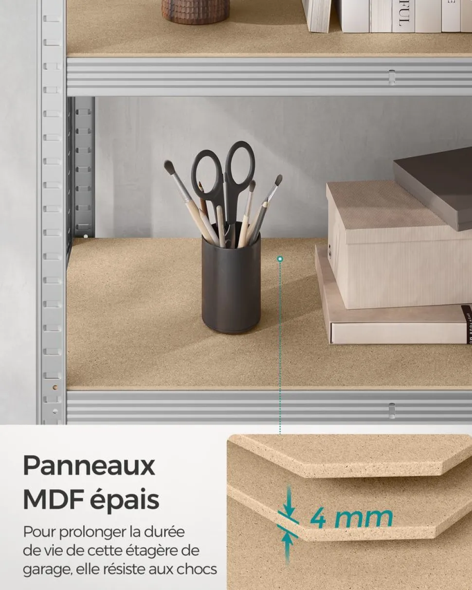 Fashion SONGMICS Étagère de cuisine industriel