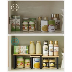 Sale SONGMICS Étagère de cuisine industriel Noir